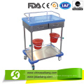 Stainless Steel Hospital Carts Treatment Trolley (CE/FDA/ISO)